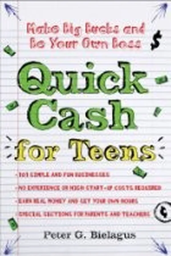 Capa de Quick cash for teens