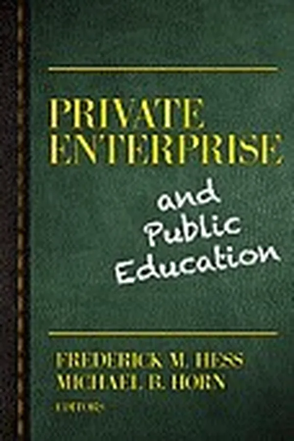 Capa de Private enterprise and public education