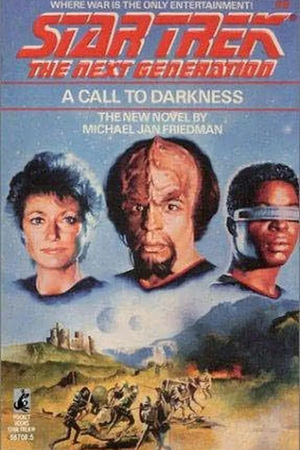 Capa de Star Trek The Next Generation - A Call to Darkness