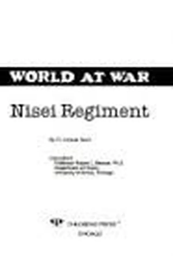 Capa de Nisei Regiment