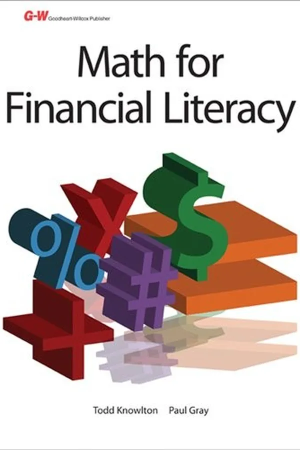 Capa de Math for financial literacy