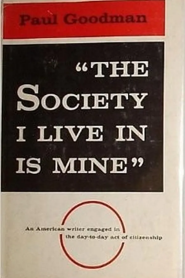 Capa de The society I live in is mine