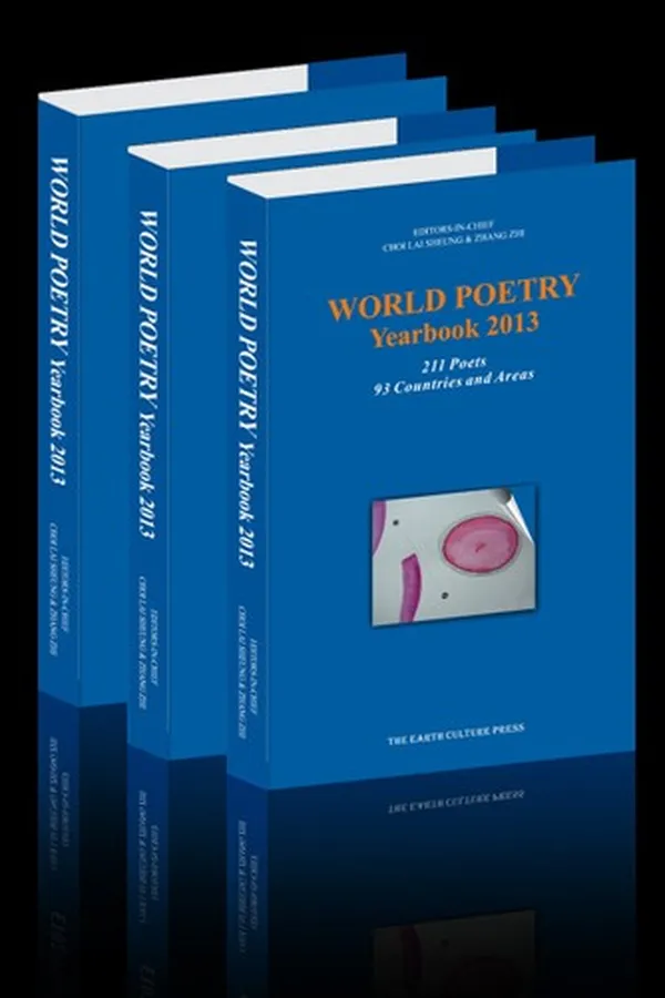 Capa de The English edition of “World Poetry Yearbook 2013” by ZHANG ZHI