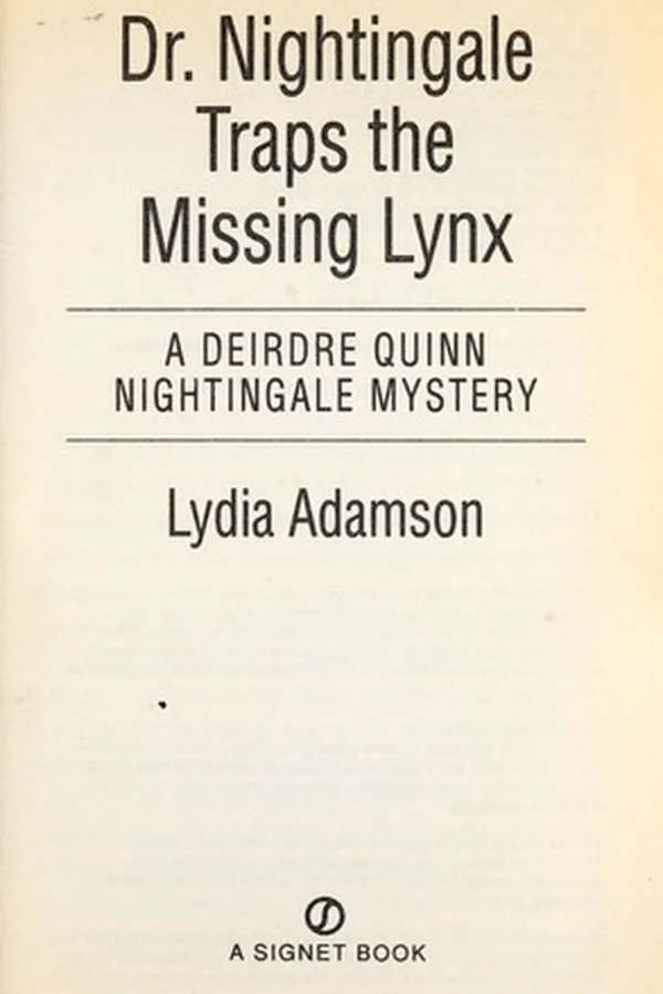 Capa de Dr. Nightingale Traps the Missing Lynx