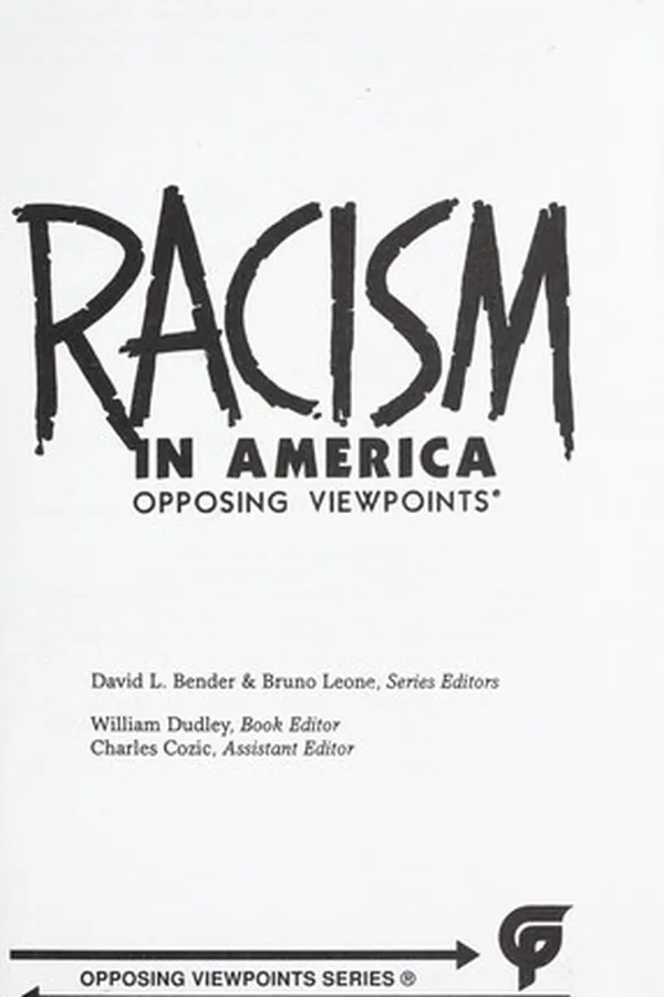 Capa de Racism in America