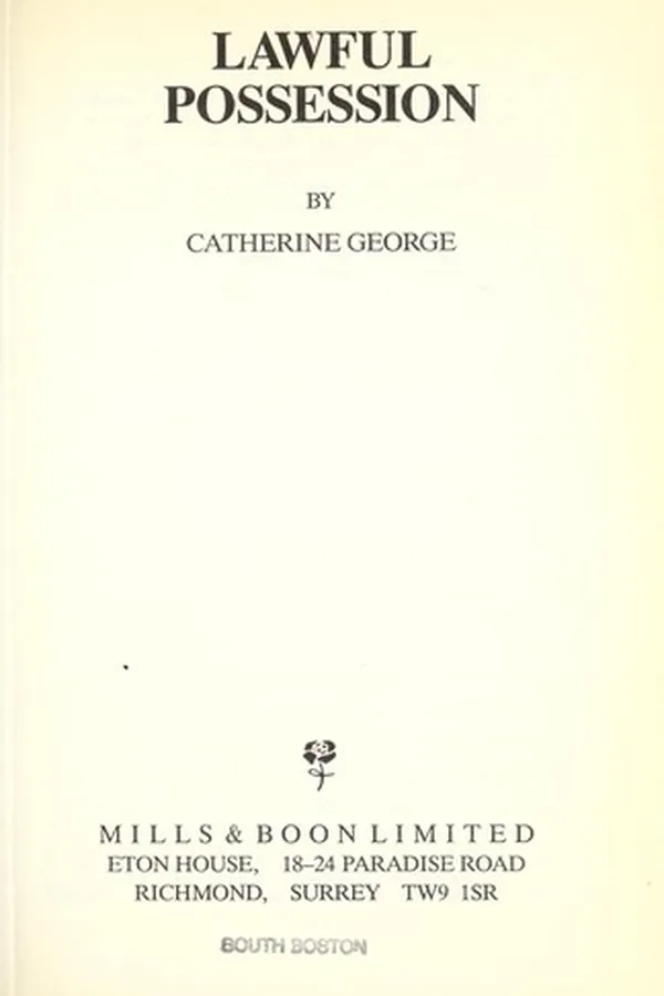Cover of Lawful Possession