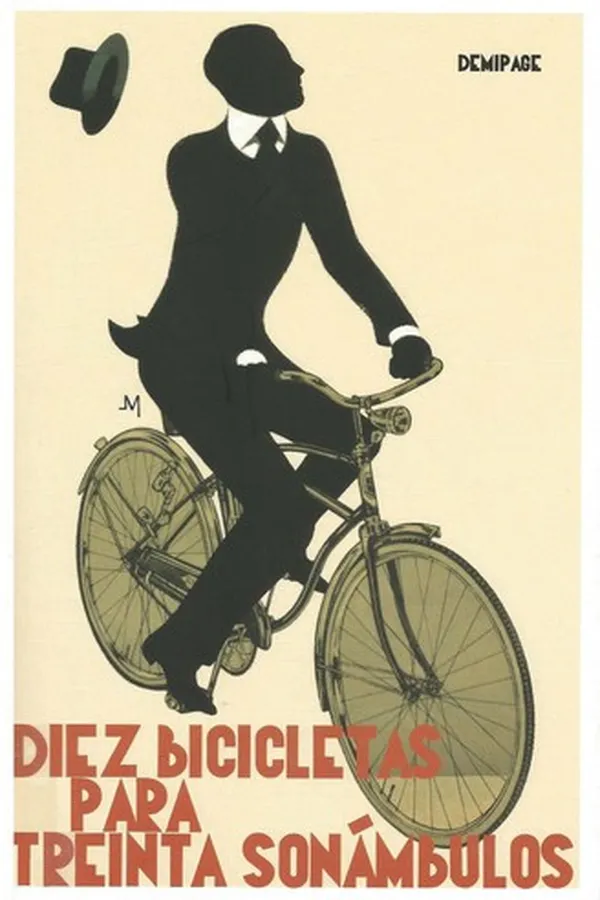 Capa de Diez bicicletas para treinta sonámbulos