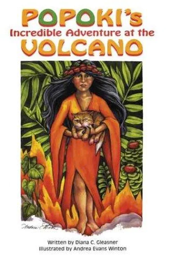 Capa de Popoki's incredible adventure at the volcano