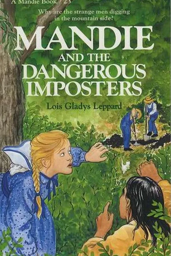 Capa de Mandie and the dangerous imposters