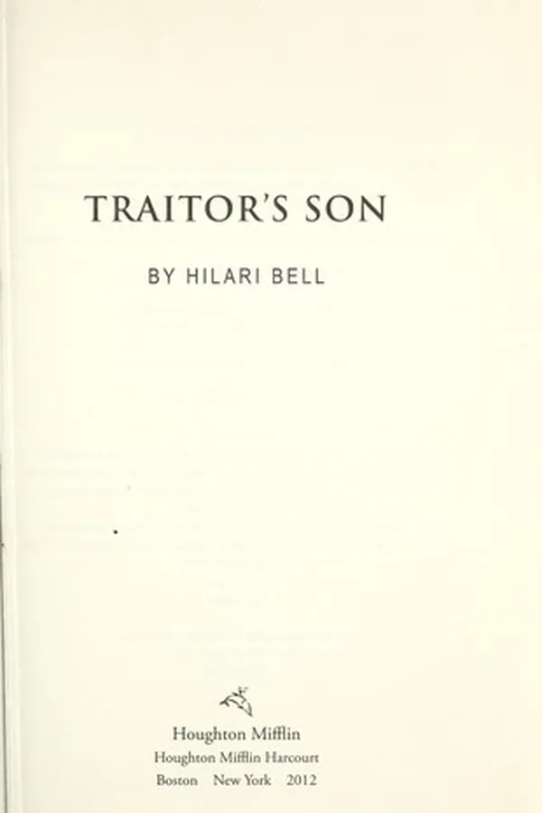 Capa de Traitor's son