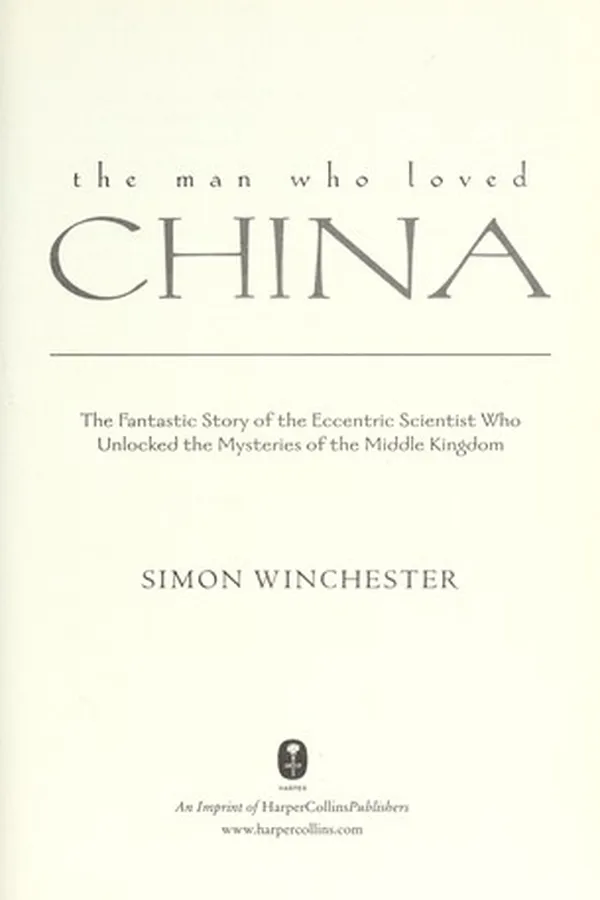 Capa de The man who loved China