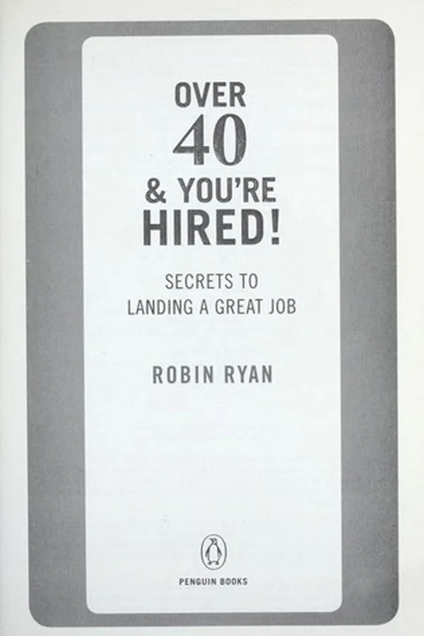Capa de Over 40 & you're hired!