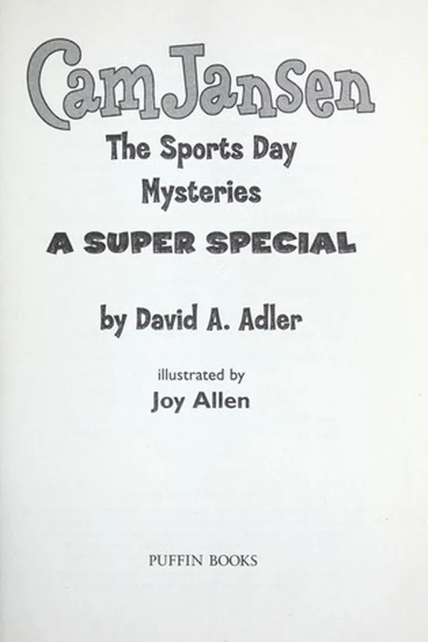 Capa de Cam Jansen and the Sports Day Mysteries