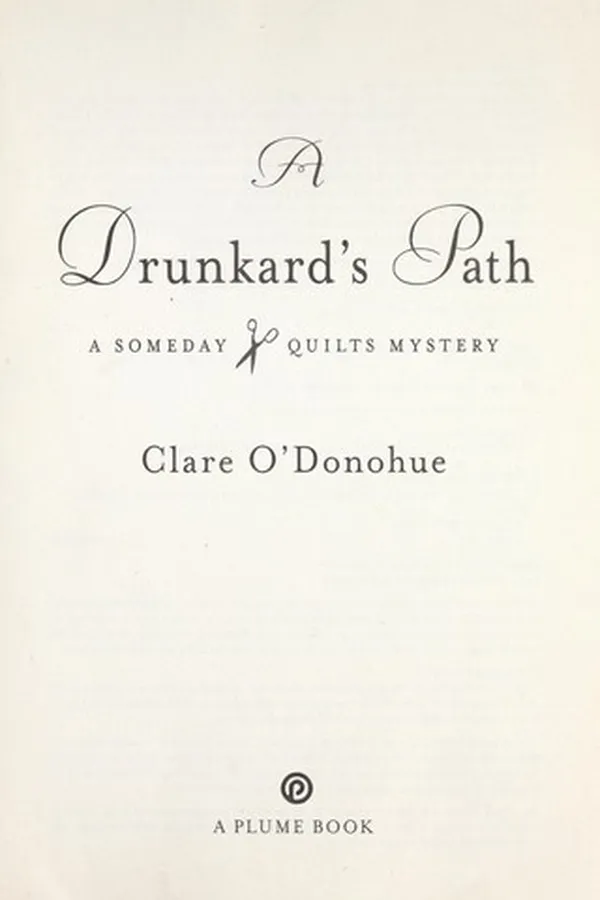 Capa de A drunkard's path