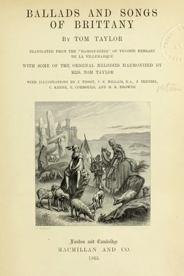Capa de Ballads and songs of Brittany