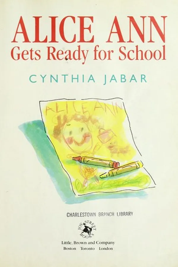 Cover of Alice Ann gets ready for school