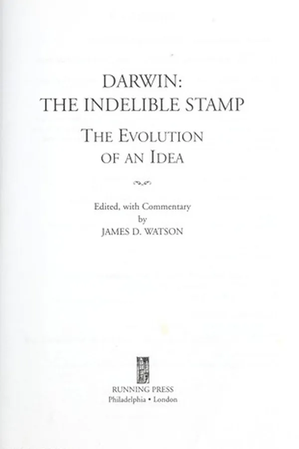 Capa de The indelible stamp