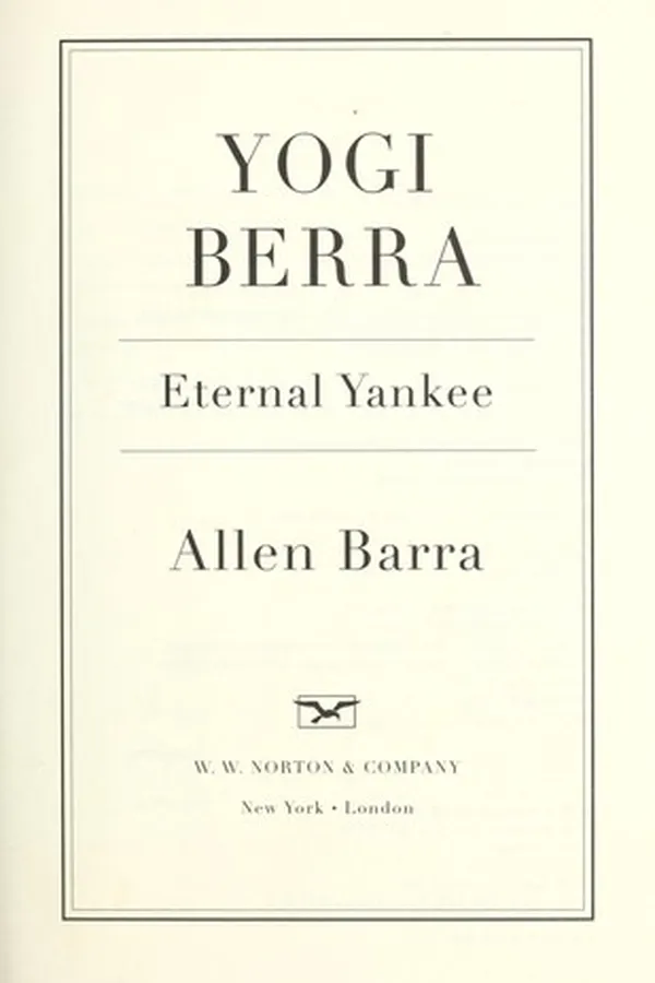 Capa de Yogi Berra