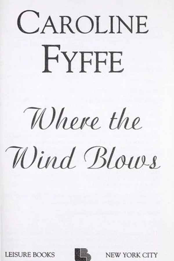 Capa de Where the Wind Blows