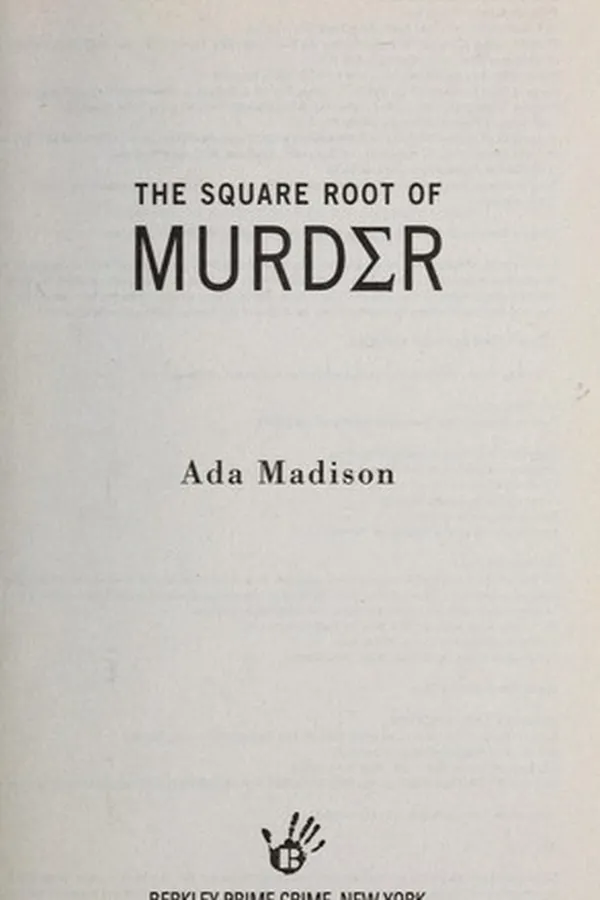 Cover of The square root of murder