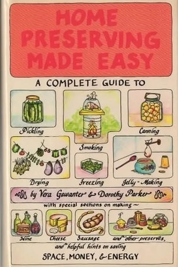 Capa de Home preserving made easy