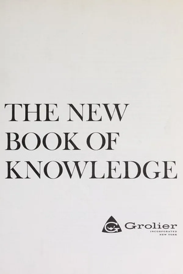 Capa de The New book of knowledge