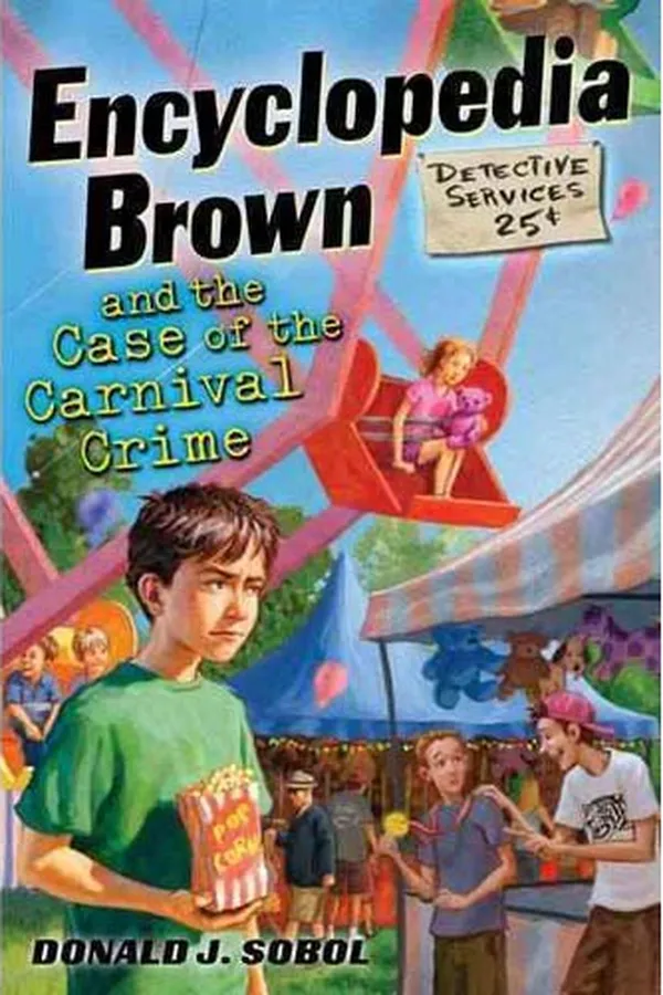 Capa de Encyclopedia Brown and the case of the carnival crime
