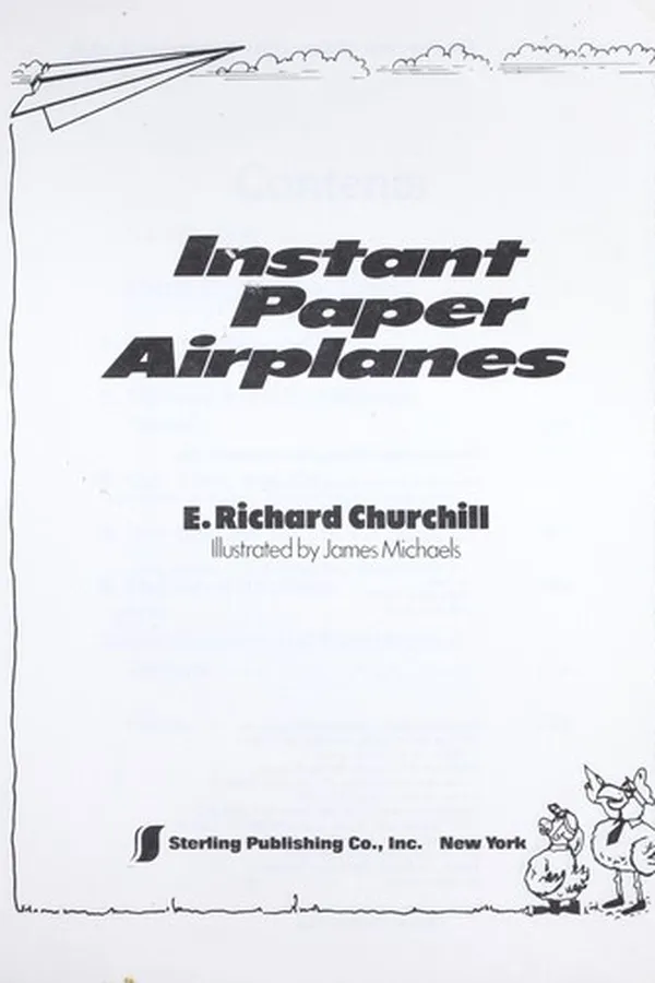 Capa de Instant paper airplanes