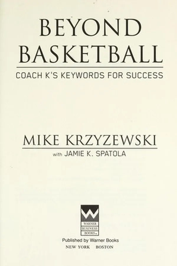 Capa de Beyond basketball