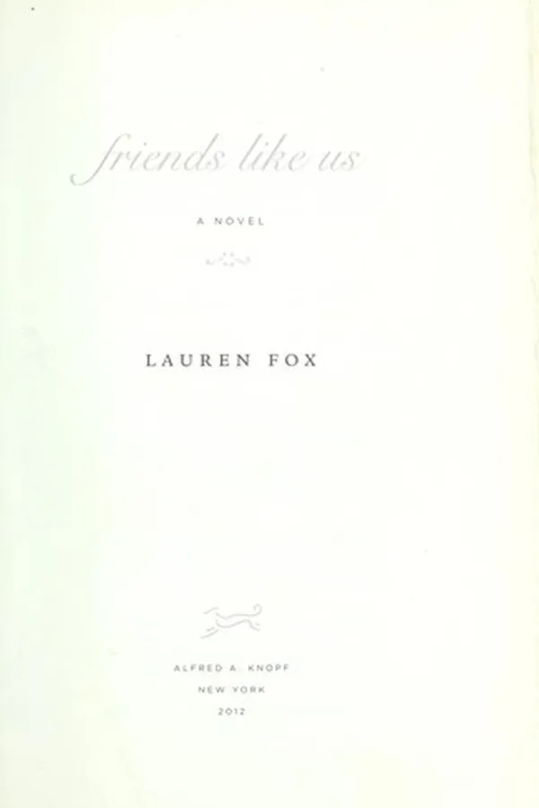 Capa de Friends like us