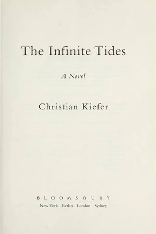 Capa de The infinite tides