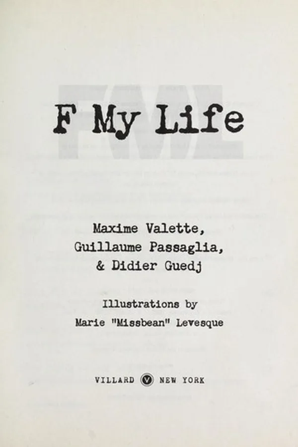 Capa de F my life