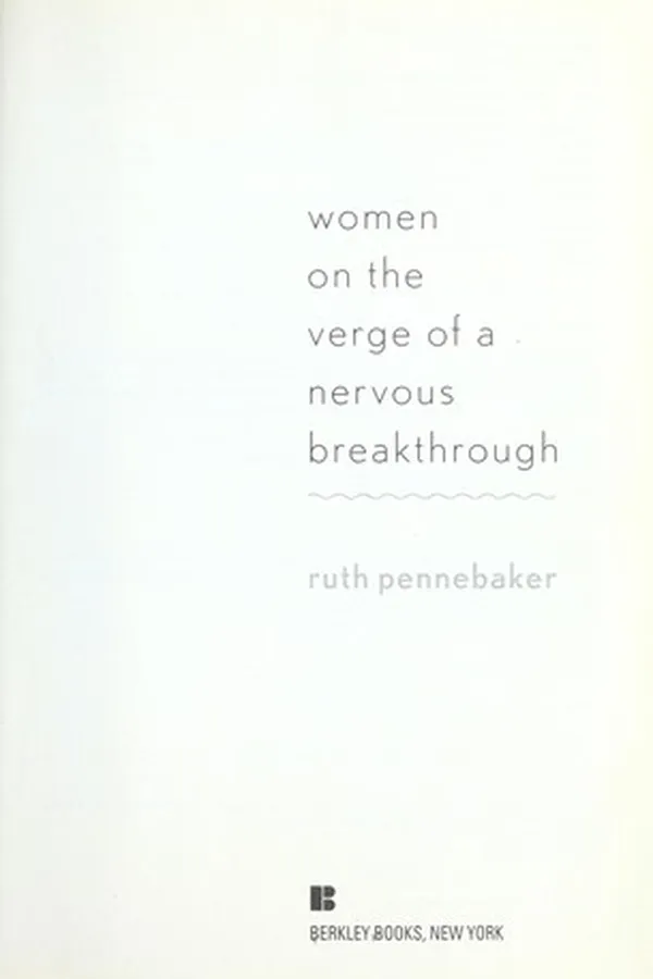 Capa de Women on the verge of a nervous breakthrough