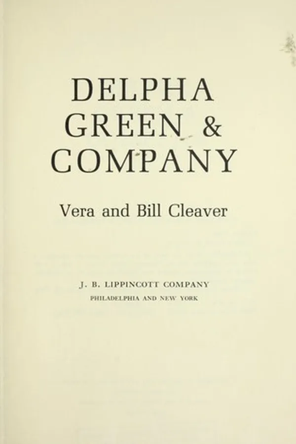 Cover of Delpha Green & company