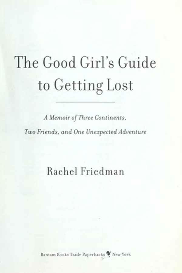 Capa de The good girl's guide to getting lost