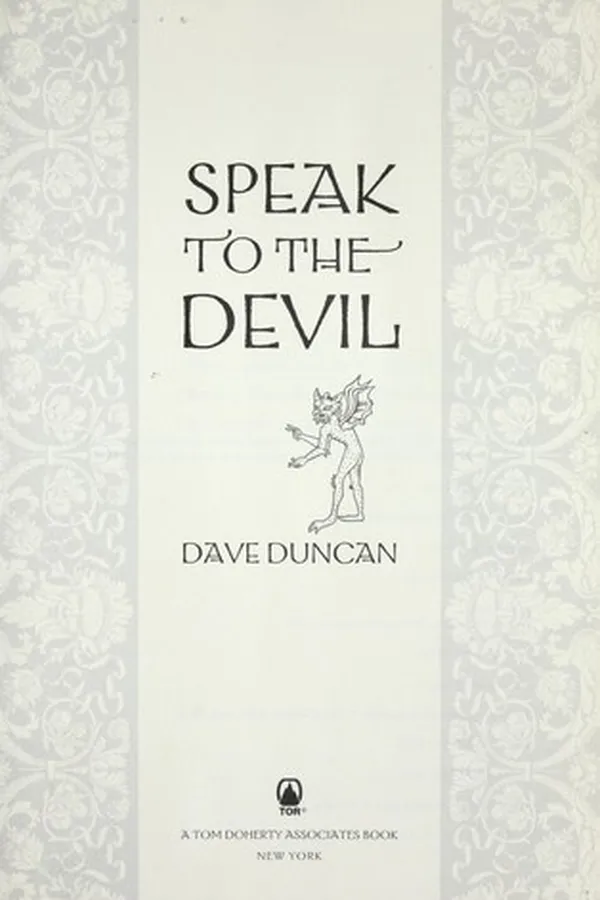 Capa de Speak to the devil