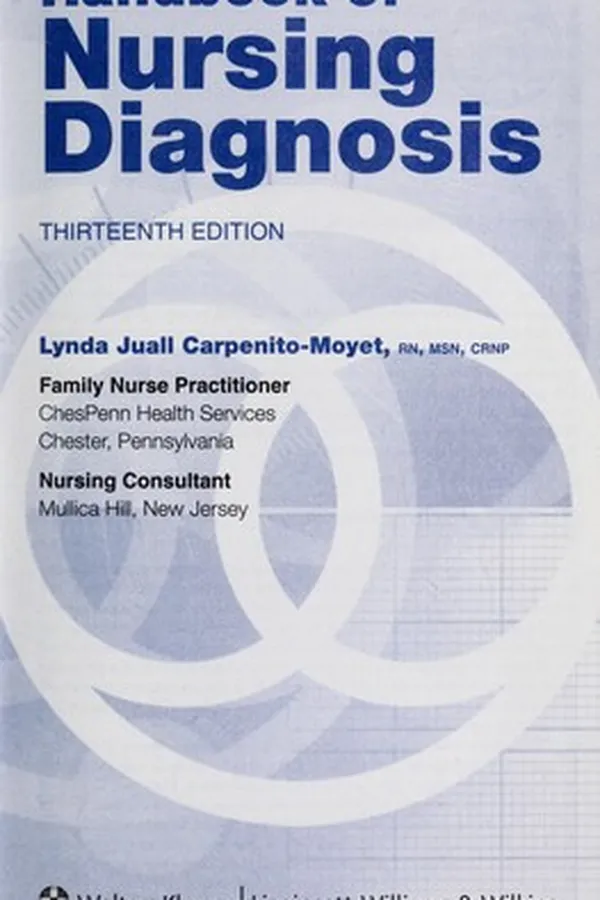 Capa de Handbook of nursing diagnosis
