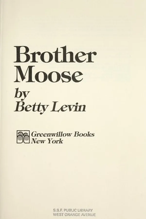 Cover of Brother moose
