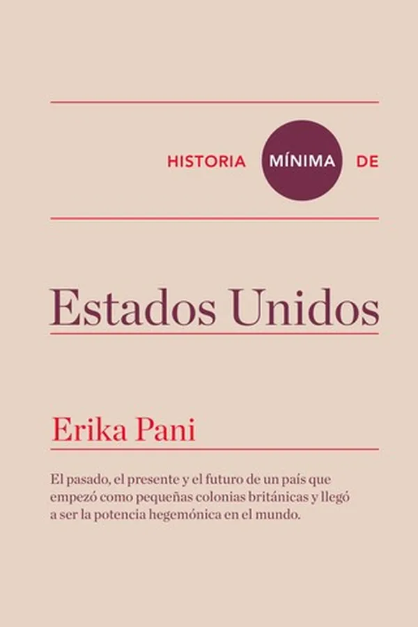 Capa de Historia mínima de Estados Unidos de América