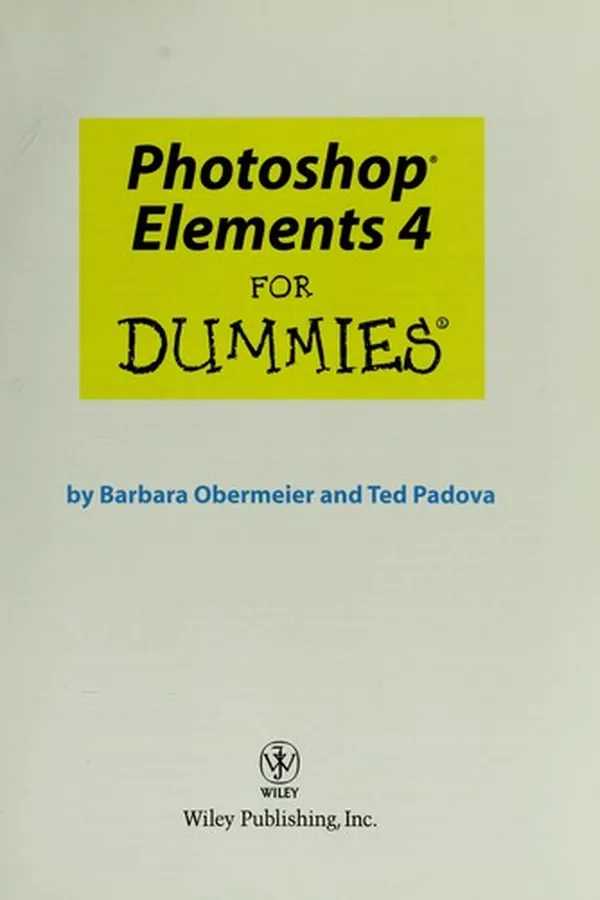 Capa de Photoshop Elements 4 For Dummies
