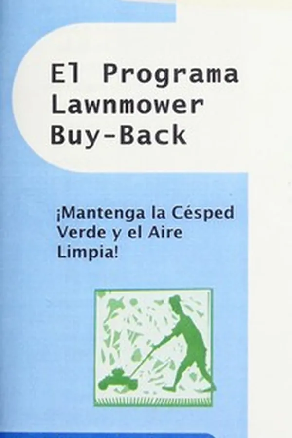 Capa de El programa lawnmover buy-back