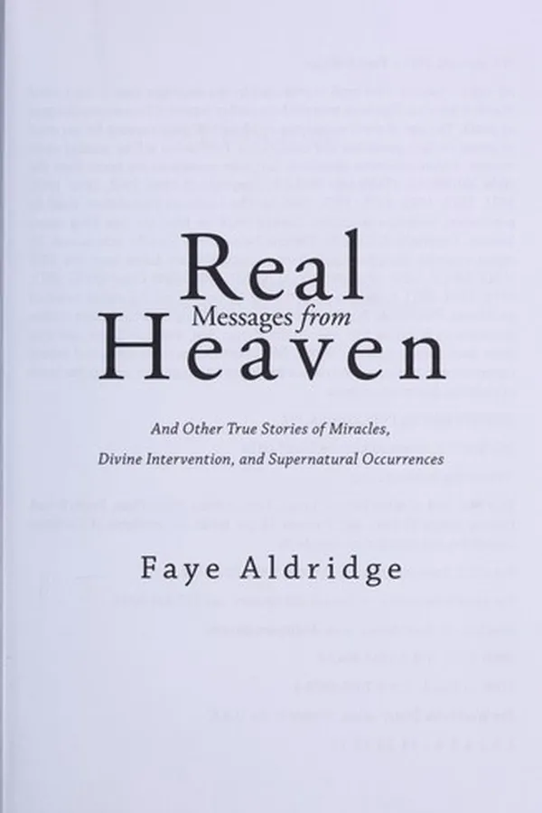 Cover of Real messages from heaven