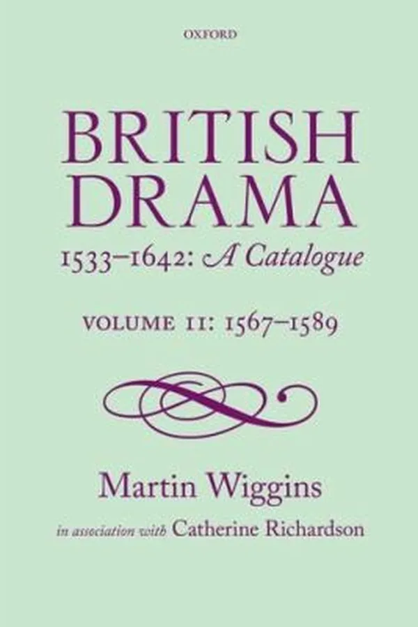 Capa de British Drama 1533 1642 A Catalogue