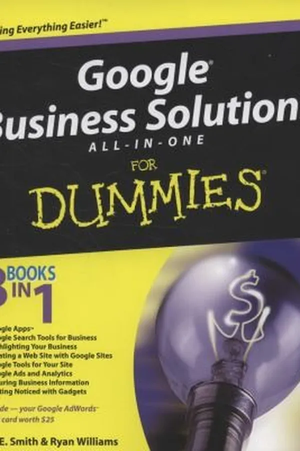 Cover of Google Business Solutions Allinone For Dummies