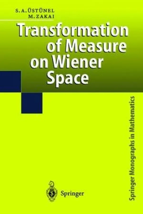 Capa de Transformation Of Measure On Wiener Space