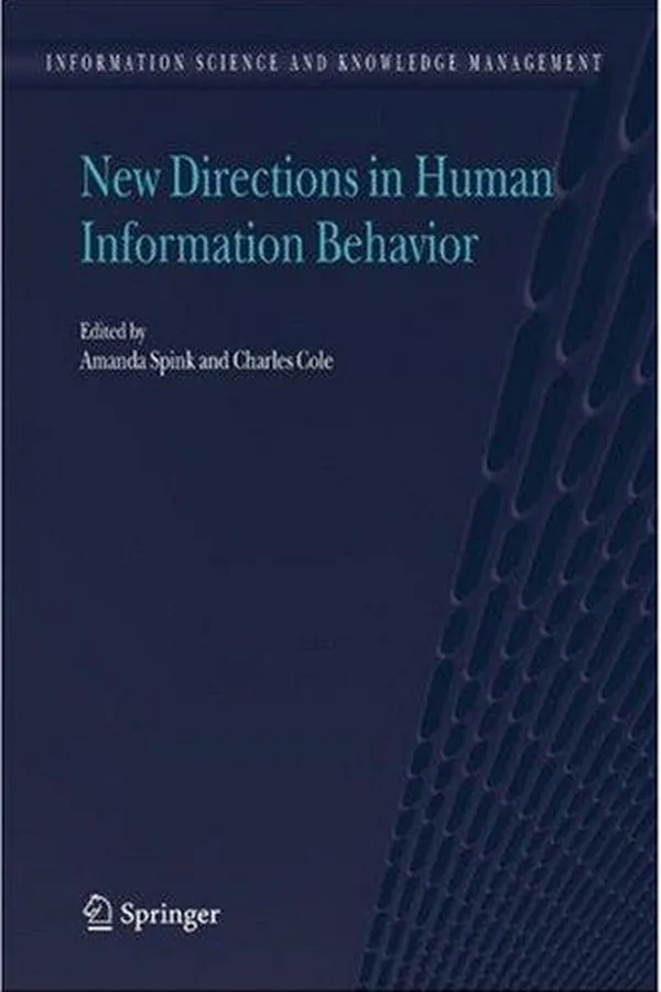 Capa de New directions in human information behavior