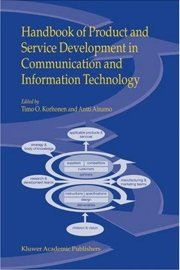 Capa de Handbook of product and service development in communication and information technology