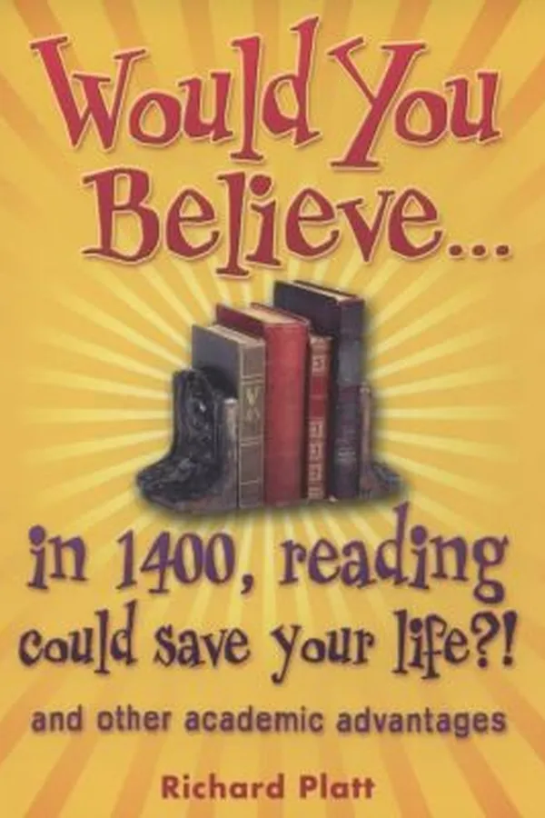 Capa de Would You Believe In 1400 Reading Could Save Your Life And Other Academic Advantages
