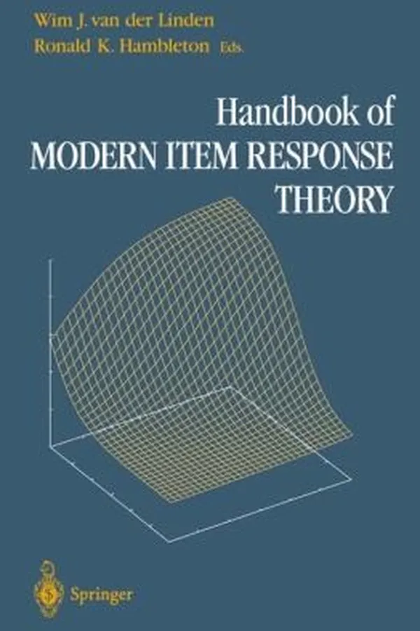 Capa de Handbook Of Modern Item Response Theory
