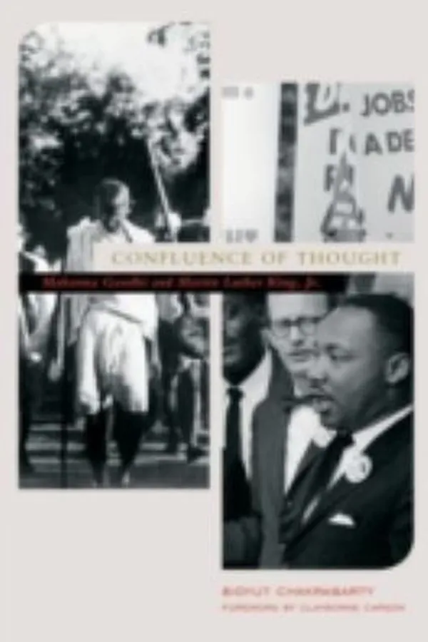 Capa de Confluence Of Thought Mahatma Gandhi And Martin Luther King Jr